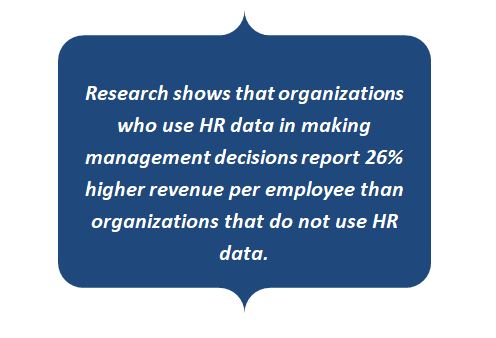 Benefits of using HR data for management decisions